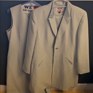 Vintage Jackie Pale Blue Two Piece Dress Suit